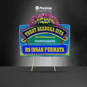 Karangan Bunga Papan Dukacita - Single - Padang - 06