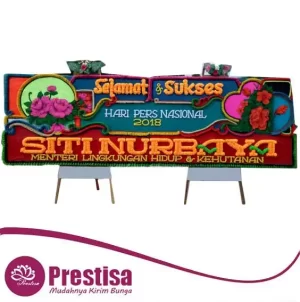 Karangan Bunga Papan Congratulation - Double - Dumai - 04