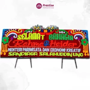 Karangan Bunga Papan Wedding - Double - Lubuklinggau - 15