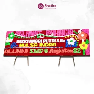 Karangan Bunga Papan Wedding - Double - Pekan Baru - 17