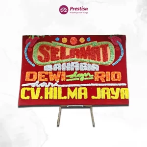 Karangan Bunga Papan Wedding - Single - Pekan Baru - 15