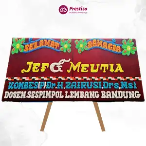 Karangan Bunga Papan Wedding - Single - Medan - 12