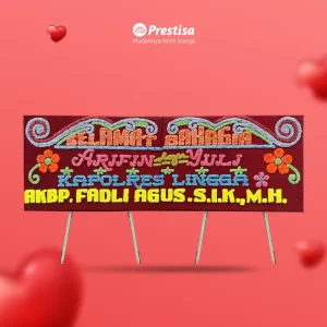 Karangan Bunga Papan Wedding - Single - Jambi - 17