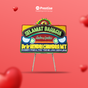 Karangan Bunga Papan Wedding - Single - Padang - 12