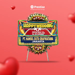 Karangan Bunga Papan Wedding - Single - Padang - 19