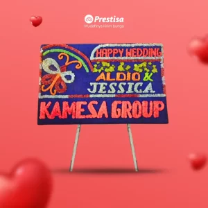 Karangan Bunga Papan Wedding - Single - Jambi - 07