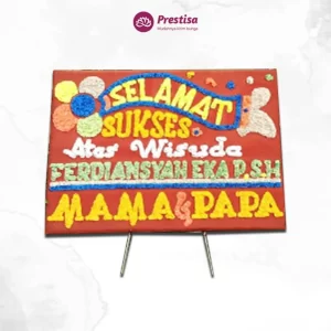 Karangan Bunga Papan Congratulation - Single - Lubuklinggau - 06