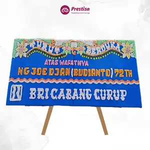 Karangan Bunga Papan Dukacita - Double - Dumai - Duka Cita - 06