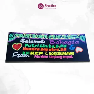 Karangan Bunga Papan Wedding - Double - Banda Aceh - 02