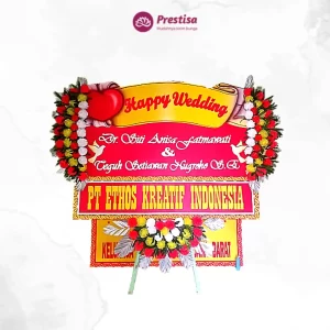 Karangan Bunga Papan Wedding - Cilacap- PROMO - 001