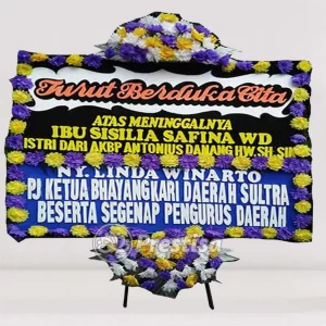 Karangan Bunga Papan Dukacita - Tegal - PROMO - 003