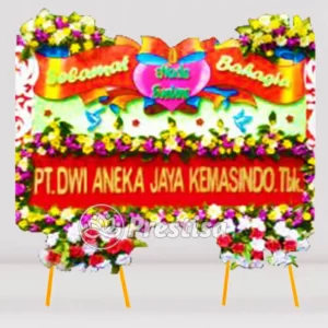 Karangan Bunga Papan Wedding - Tegal - PROMO - 001