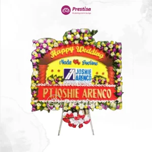 Karangan Bunga Papan Wedding - Tegal - PROMO - 006
