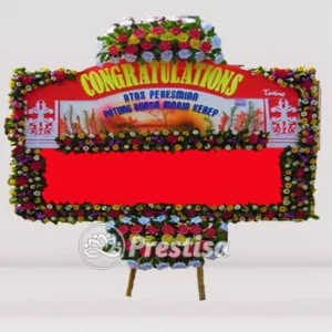 Karangan Bunga Papan Congratulation - Kebumen - PROMO - 003