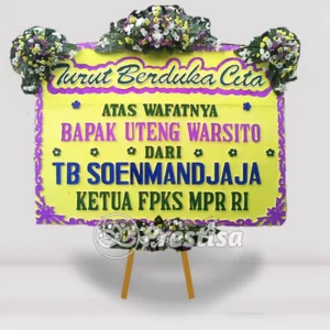 Karangan Bunga Papan Dukacita - Kebumen - PROMO - 006