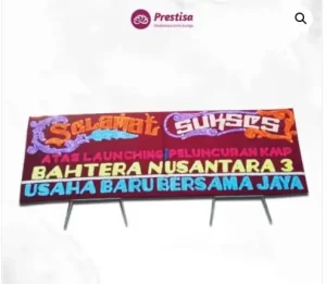 Karangan Bunga Papan Congratulation - Double - Palembang - 14