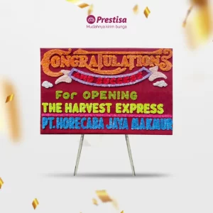 Karangan Bunga Papan Congratulation - Single - Palembang - 17