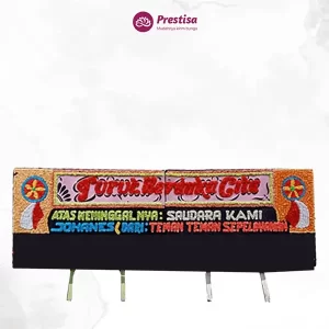 Karangan Bunga Papan Dukacita - Double - Dumai - Duka Cita - 11