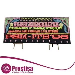 Karangan Bunga Papan Dukacita - Double - Palembang - Duka Cita - 08