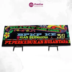 Karangan Bunga Papan Congratulation - Double - Dumai - 07