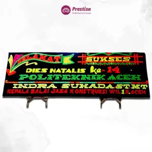 Karangan Bunga Papan Congratulation - Double - Dumai - 06