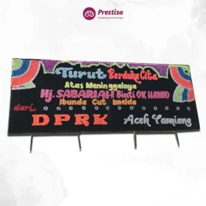 Karangan Bunga Papan Dukacita - Double - Lubuklinggau - 13