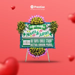 KARANGAN BUNGA PAPAN – WEDDING – SURAKARTA – PROMO - 004