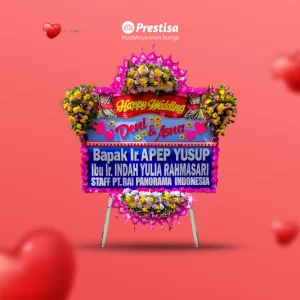 KARANGAN BUNGA PAPAN – WEDDING – SURAKARTA – PROMO - 005