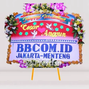 Karangan Bunga Papan Wedding - Salatiga - PROMO - 010
