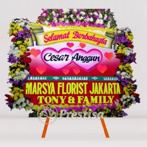Karangan Bunga Papan Wedding - Salatiga - PROMO - 004
