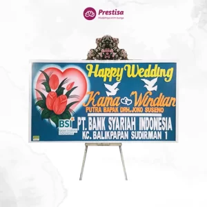 KARANGAN BUNGA PAPAN WEDDING – BALIKPAPAN – PROMO - 002