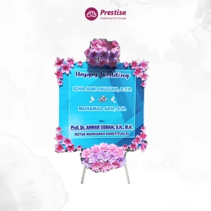 KARANGAN BUNGA PAPAN WEDDING – BALIKPAPAN – PROMO - 003