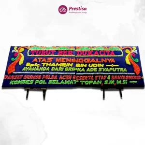 Karangan Bunga Papan Dukacita - Double - Lubuklinggau - 09