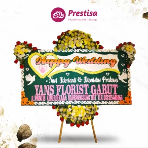 Karangan Bunga Papan Wedding - Garut - PROMO - 004