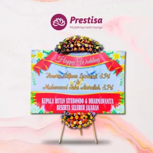 Karangan Bunga Papan Wedding - Nganjuk - Promo - 005