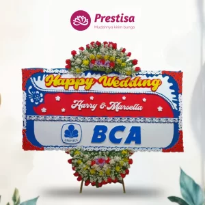 Karangan Bunga Papan Wedding - Garut - PROMO - 001