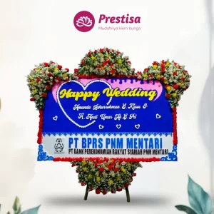 Karangan Bunga Papan Wedding - Garut - PROMO - 010