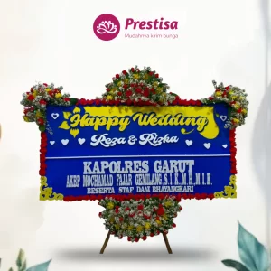 Karangan Bunga Papan Wedding - Garut - PROMO - 006