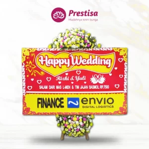 Karangan Bunga Papan Wedding - Pangandaran - PROMO - 007