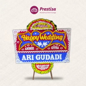 Karangan Bunga Papan Wedding - Indonesia - 006