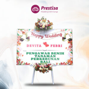 Karangan Bunga Papan Wedding - Banyuwangi - Promo - 004