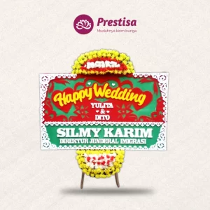 Karangan Bunga Papan Wedding - Indonesia - 005