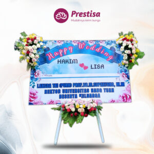 Karangan Bunga Papan Wedding - Banyuwangi - Promo - 007