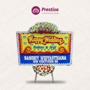 Karangan Bunga Papan Wedding - Indonesia - 002