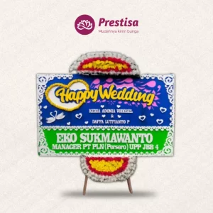 Karangan Bunga Papan Wedding - Indonesia - 003
