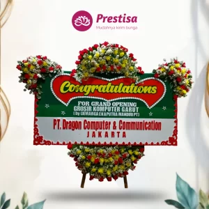Karangan Bunga Papan Congratulation - Garut - PROMO - 009