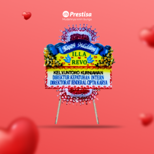 Karangan Bunga Papan Wedding - Boyolali - PROMO - 015