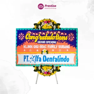 Karangan Bunga Papan Congratulation - Garut - PROMO - 014
