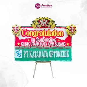 Karangan Bunga Papan Congratulation - Garut - PROMO - 015