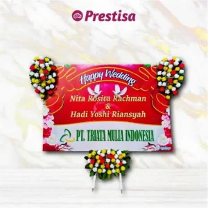 Karangan Bunga Papan Wedding - Jember - Promo - 007